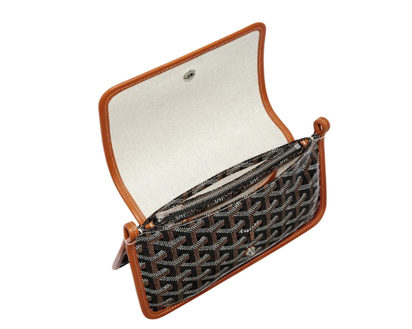 Goyard Plumet Pocket Wallet Black & Tan