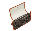 Load image into Gallery viewer, Goyard Plumet Pocket Wallet Black &amp; Tan
