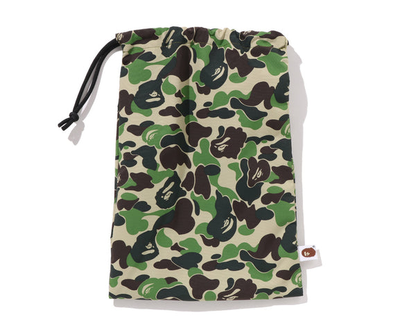 A Bathing Ape Head Slipper & Pouch Set