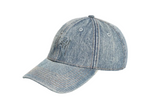 Load image into Gallery viewer, Stussy Low Profile Denim Strapback Indigo Stone Wash
