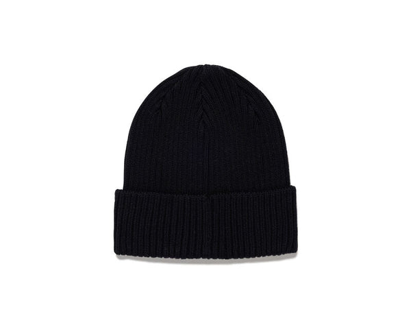 Human Made Cotton Rib Beanie Black