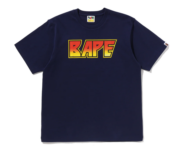 Bape x Kiss Logo Tee Navy
