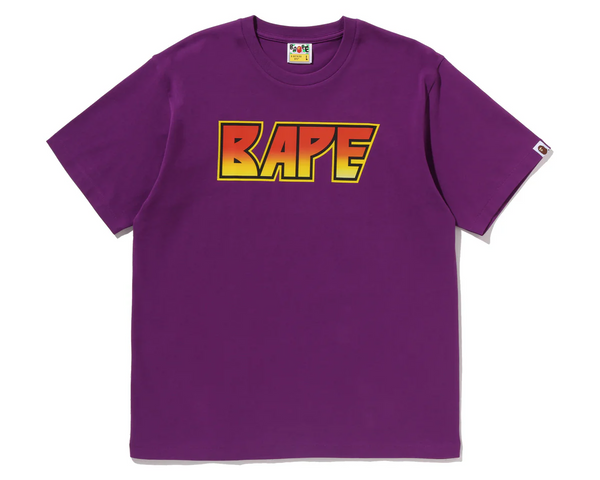 Bape X Kiss Logo Tee Purple