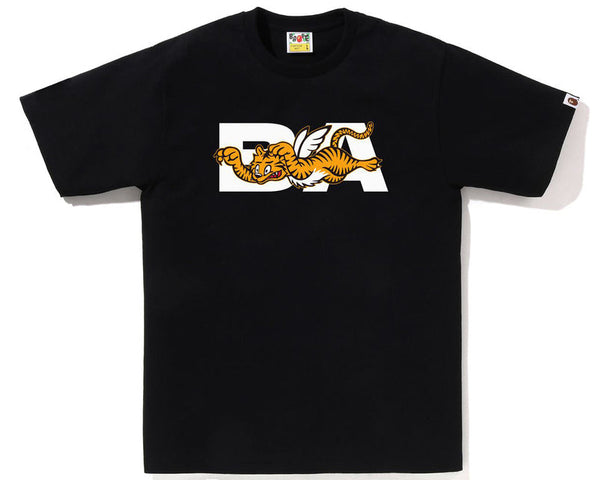 Bape BA Flying Tiger Tee Black
