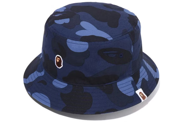 BAPE Color Camo Bucket Hat Navy