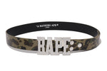 Load image into Gallery viewer, Bape 1st Camo Bape Leather Belt
