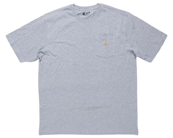 Carhartt Loose Fit Heavyweight Short-Sleeve Pocket T-shirt Gray