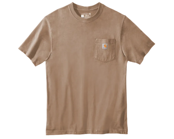 Carhartt Loose Fit Heavyweight Short-Sleeve Pocket T-shirt Brown