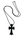 Chrome Hearts Tokyo 20th Anniversary Black Cross Rubber Necklace (Brandnew)