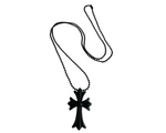 Load image into Gallery viewer, Chrome Hearts Tokyo 20th Anniversary Black Cross Rubber Necklace (Brandnew)
