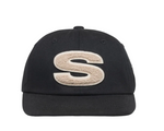 Load image into Gallery viewer, Stussy MD chenille S Cap Black
