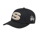 Load image into Gallery viewer, Stussy MD chenille S Cap Black
