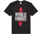 Load image into Gallery viewer, Supreme World Famous Tee Black
