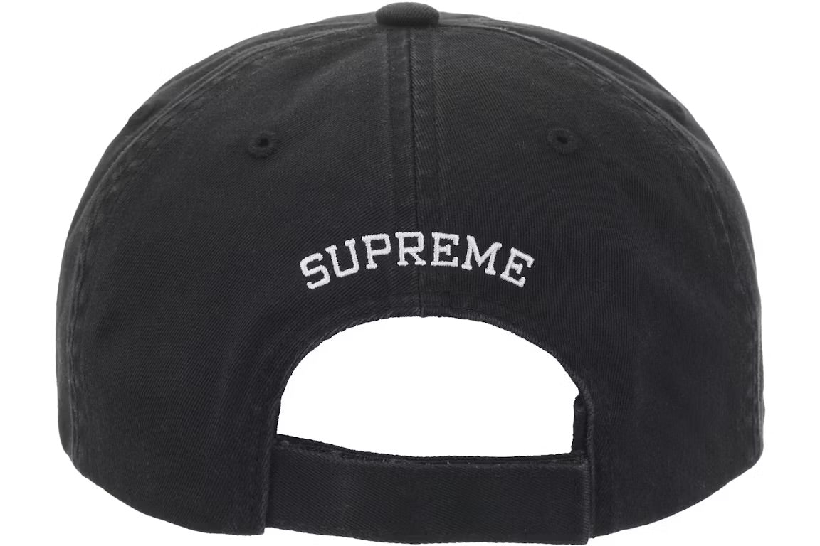 Supreme Embroidered Money Logo 6-Panel Hat Black – shoegamemanila