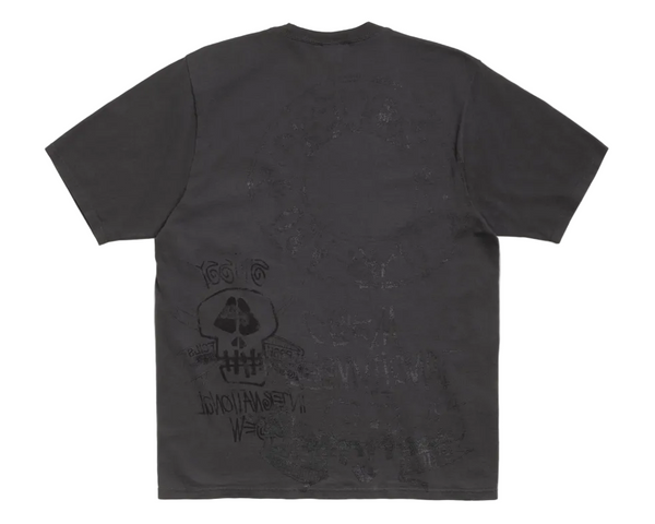 Stussy Skulls Pig. Dyed Tee Faded Black