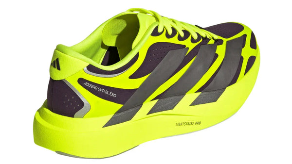 adidas Adizero Evo SL EXO Aurora Plum Solar Yellow