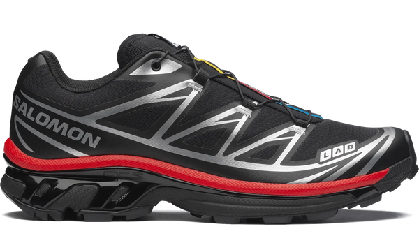 Salomon XT-6 Black Fiery Red Silver