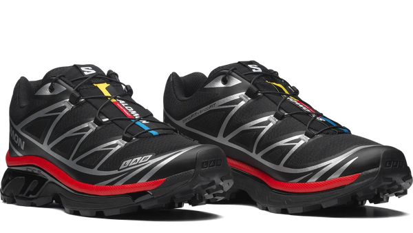 Salomon XT-6 Black Fiery Red Silver