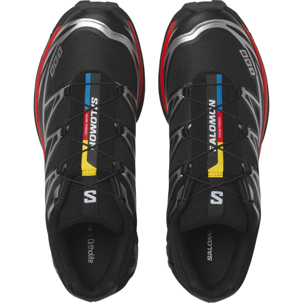 Salomon XT-6 Black Fiery Red Silver