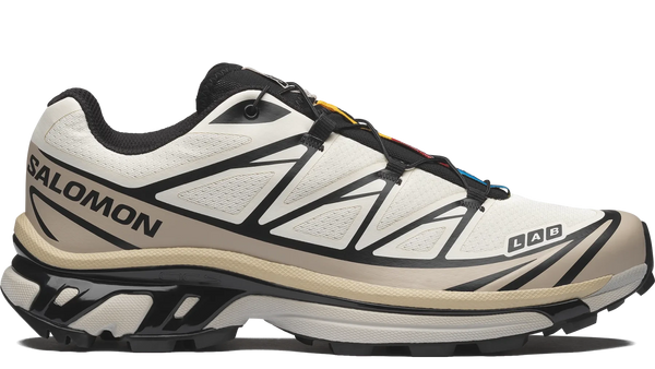 Salomon XT-6 Vanilla Ice Black Silver Cloud
