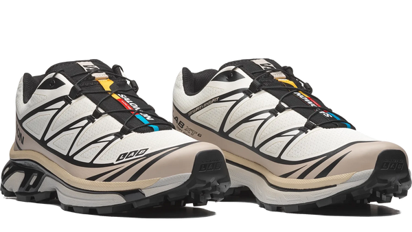 Salomon XT-6 Vanilla Ice Black Silver Cloud