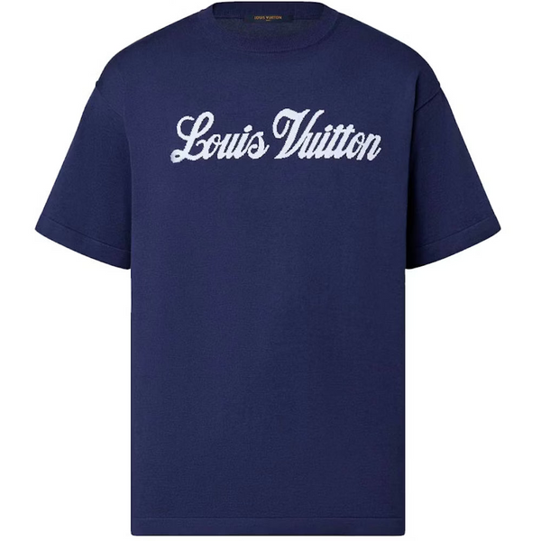 Louis Vuitton Graphic Short-Sleeved Crewneck Indigo (Pre-owned)