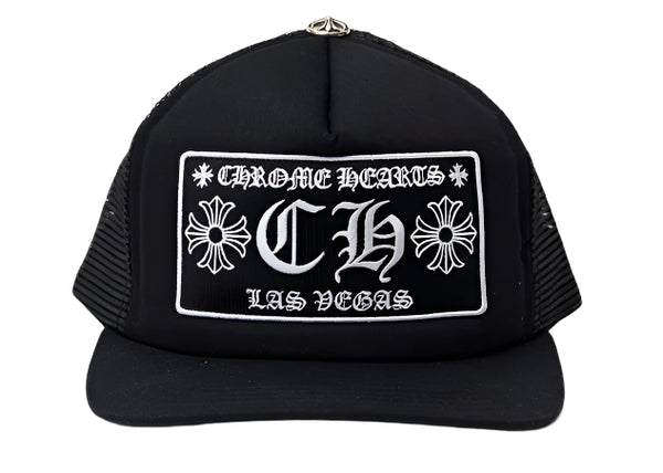 Chrome Hearts CH Las Vegas Trucker Hat Black/Black