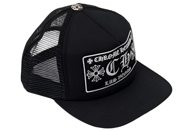 Chrome Hearts CH Las Vegas Trucker Hat Black/Black