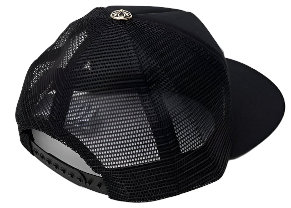 Chrome Hearts CH Las Vegas Trucker Hat Black/Black