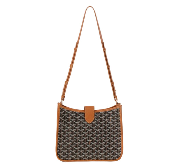 Goyard Musette Bag Pm Black & Tan (Brandnew)