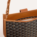 Load image into Gallery viewer, Goyard Musette Bag Pm Black &amp; Tan (Brandnew)

