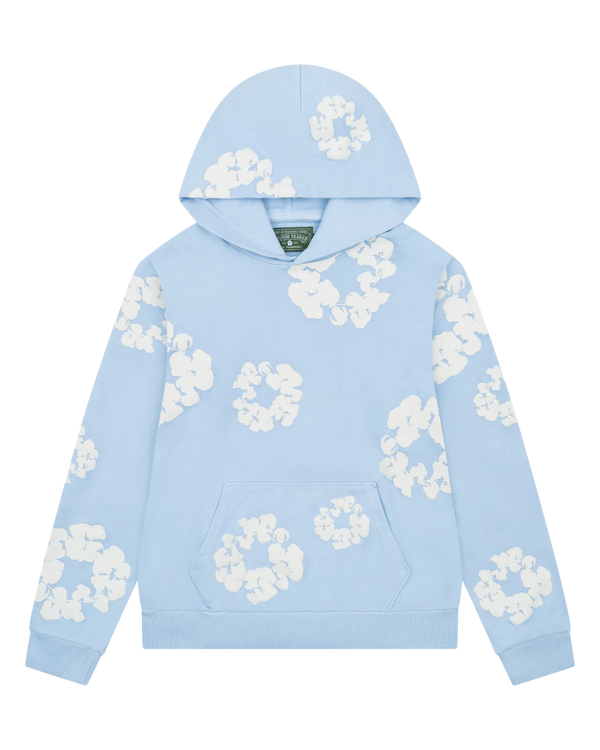 The Cotton Wreath Sweatshirt Powder Blue