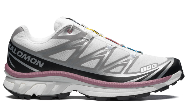 Salomon XT-6 White Black Dusky Orchid