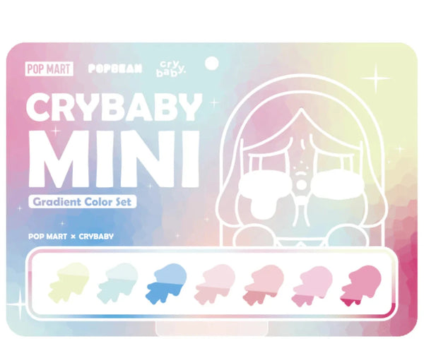 POP BEAN CRYBABY MINI FIGURE- Gradient Color Set