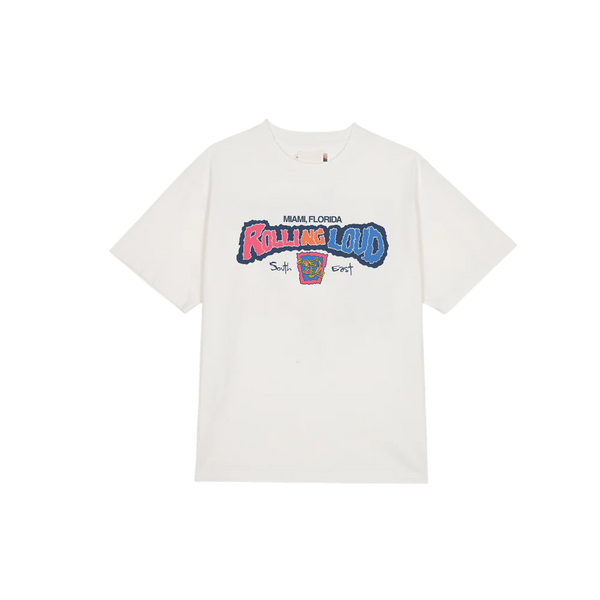 Rolling Wild White Tee Miami 22