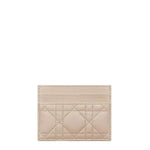 Load image into Gallery viewer, Dior Caro Freesia Card Holder Powder Beige Supple Cannage Calfskin (Bnew)
