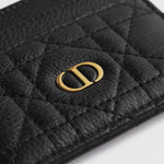 Load image into Gallery viewer, Dior Caro Freesia Card Holder Black Supple Cannage Calfskin (Bnew Complete)
