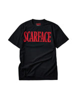 Load image into Gallery viewer, Scarface Logo Caviar Print Short Sleeve Tee - Black
