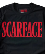 Load image into Gallery viewer, Scarface Logo Caviar Print Short Sleeve Tee - Black

