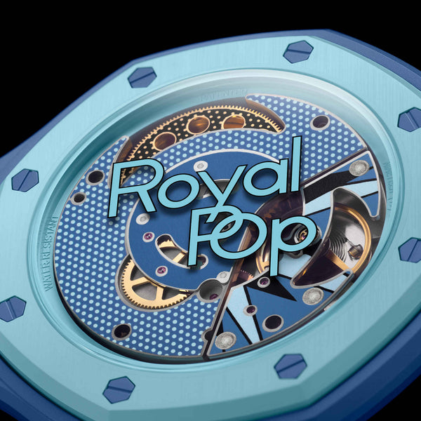 Swatch Swatch x Audemars Piguet AP Bioceramic Royal Pop Savonnette Lan Ba SSX03L100N Blue