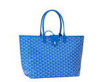 Load image into Gallery viewer, Goyard Saint Louis Tote PM Green Sky Blue
