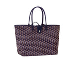 Load image into Gallery viewer, Goyard Saint Louis Tote PM Navy Blue
