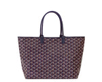 Load image into Gallery viewer, Goyard Saint Louis Tote PM Navy Blue

