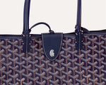 Load image into Gallery viewer, Goyard Saint Louis Tote PM Navy Blue
