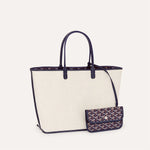 Load image into Gallery viewer, Goyard Saint Louis Tote PM Navy Blue
