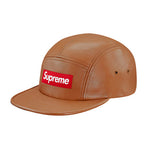 Load image into Gallery viewer, Supreme Leather Camp Cap Brown (FW15) BNEW / RARE
