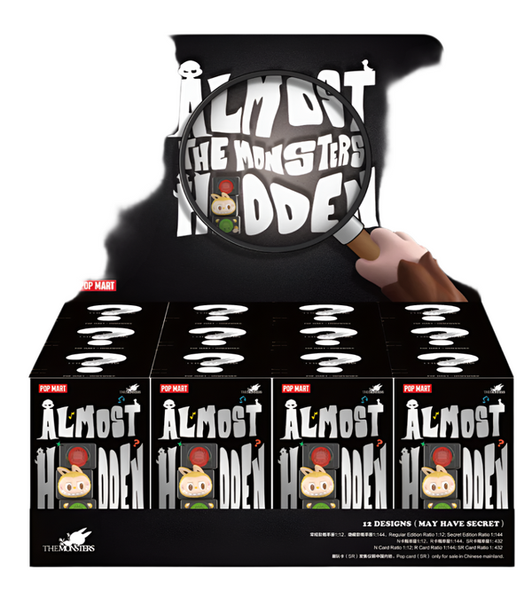 THE MONSTERS Almost Hidden Series Figures Blind Boxes (Sold per piece)
