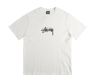 STUSSY Small Stock Pigment Dyed Tee Natural