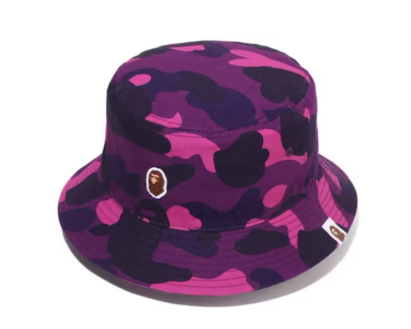 BAPE Color Camo Bucket Hat Purple