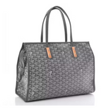 Load image into Gallery viewer, Goyard Marquises Tote Goyardine Grey (Pre-Owned) Actual Photo
